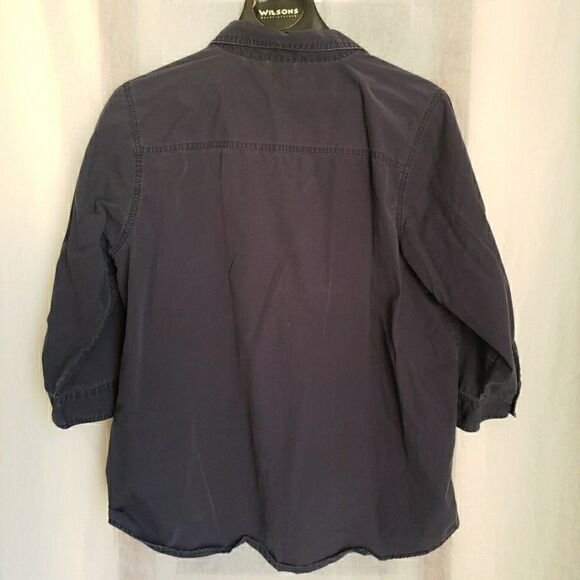 Vintage Looney Tunes Tweety Bird Embroidered Denim Button Up Shirt Size 14W/16W - Picture 5 of 8